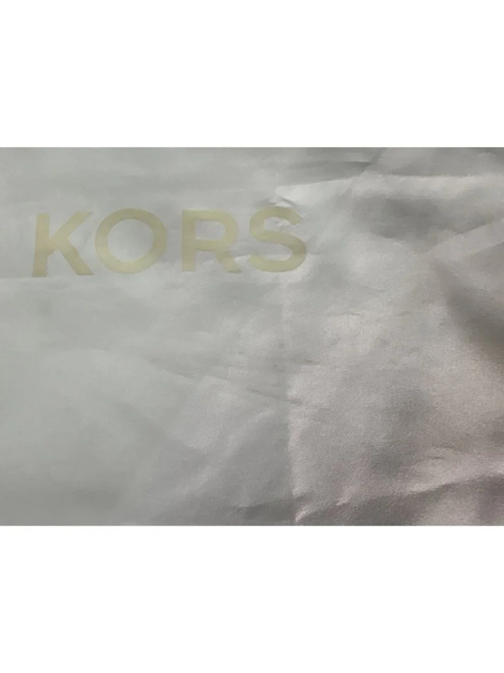Michael Kors White Satin Drawstring Dust Bag 18